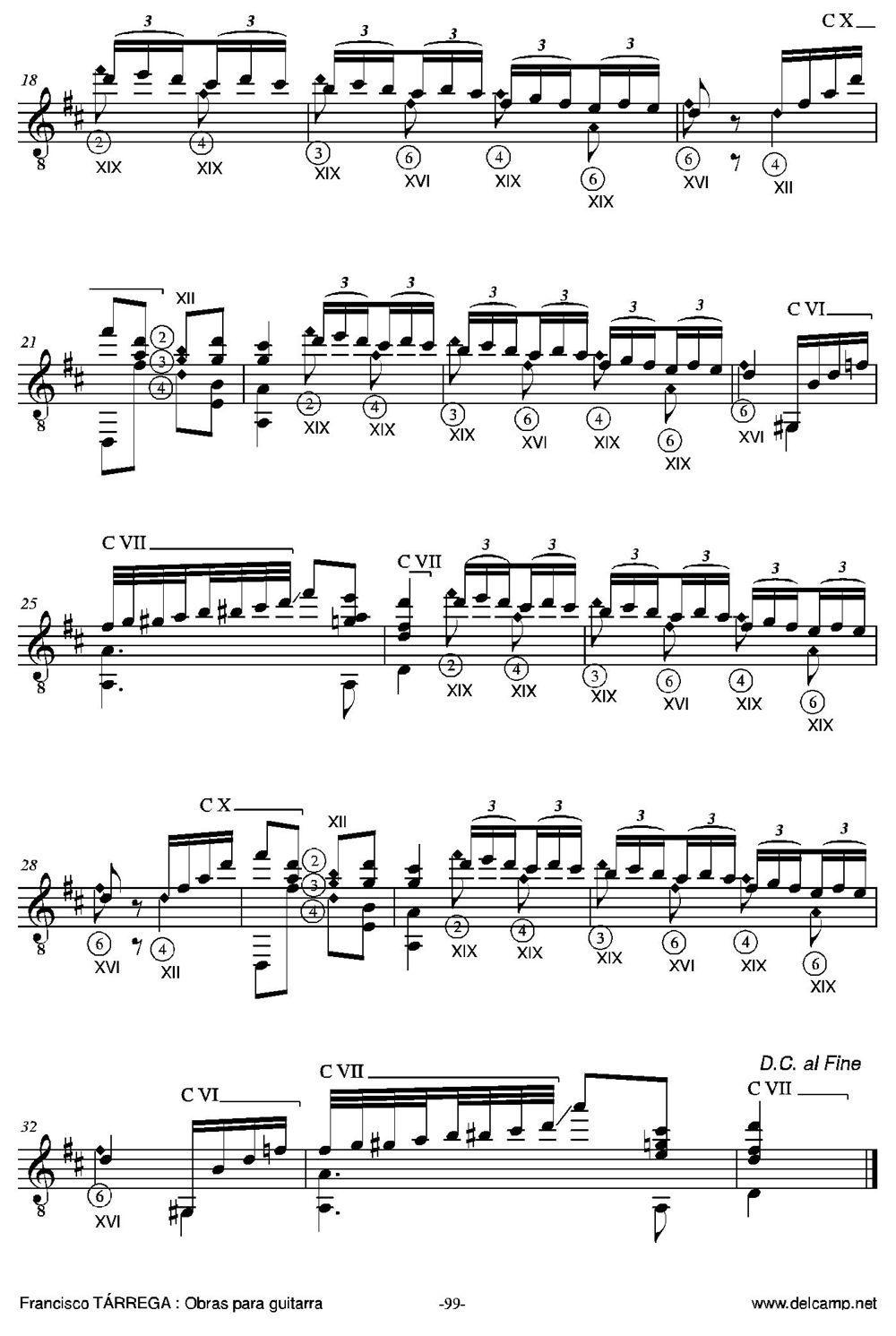 ALBORADA(Capricho)（古典吉他）吉他谱（图2）