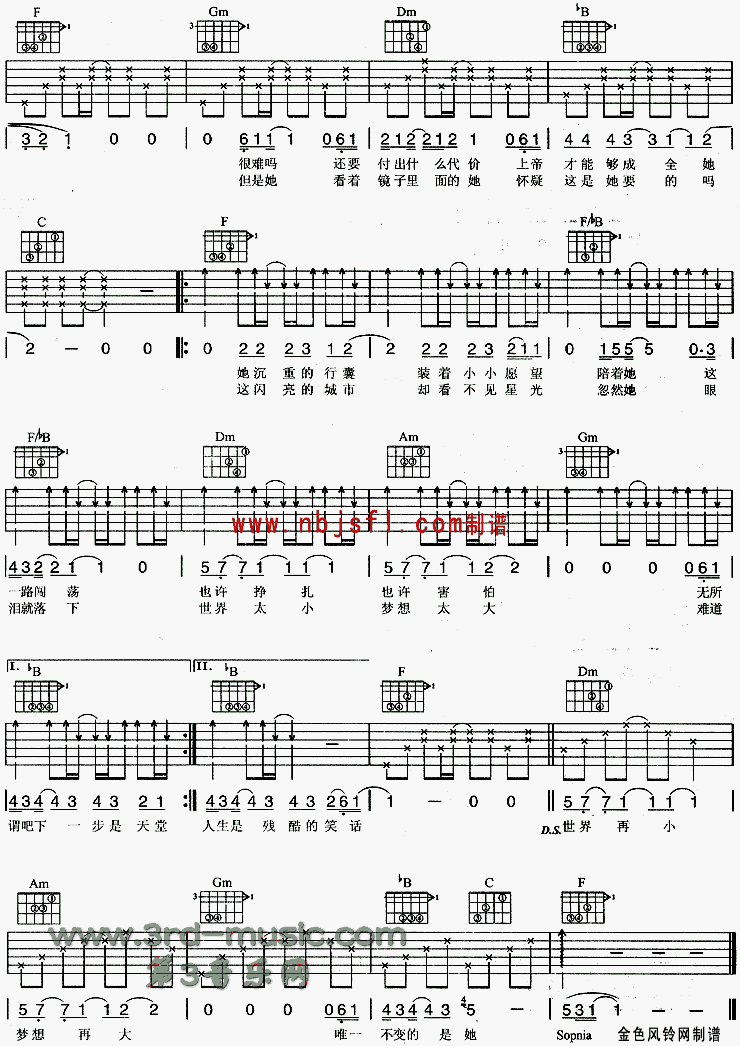 Sopnia吉他谱（图2）