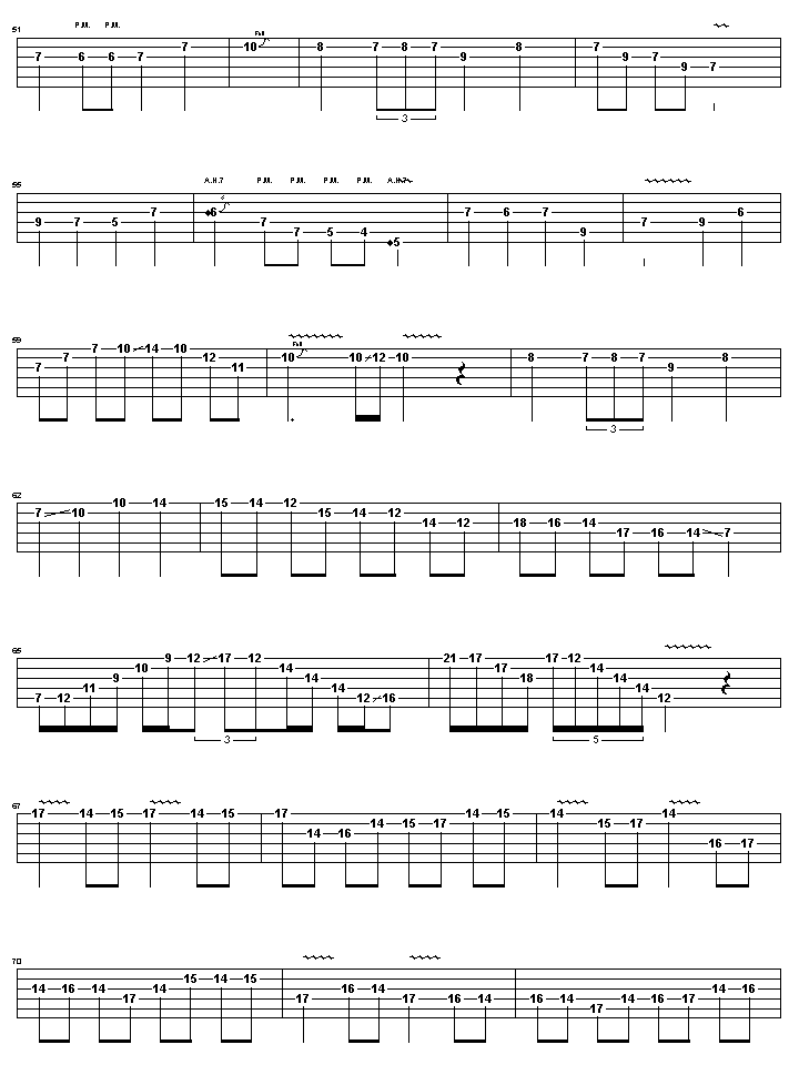 卡农摇滚版吉他谱（图3）