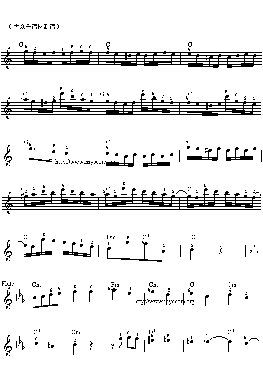 (029)小星星变奏曲(五线谱)吉他谱（图2）