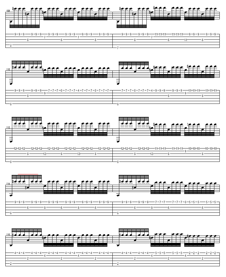 爱的罗曼斯吉他谱( GTP 六线谱)吉他谱（图6）