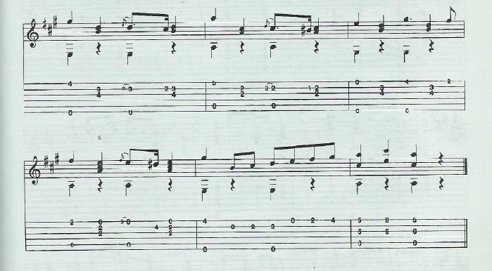 西边之钟肖蒂什轮舞曲吉他谱( 六线谱)吉他谱（图3）