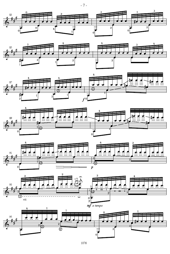 SUENO吉他谱( 六线谱)吉他谱（图6）