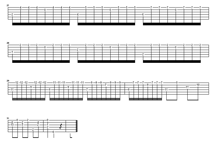 泪-轮指版吉他谱( GTP 六线谱)吉他谱（图2）