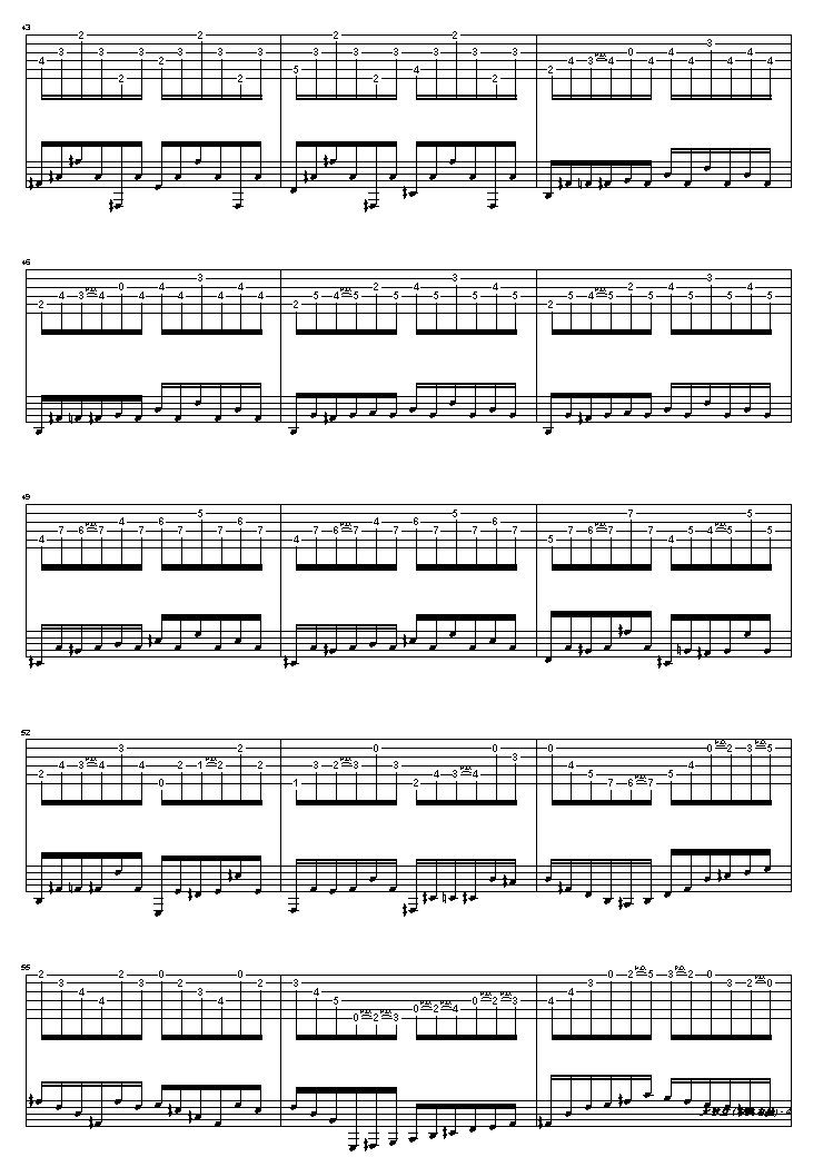 大教堂吉他谱( GTP 六线谱)吉他谱（图4）