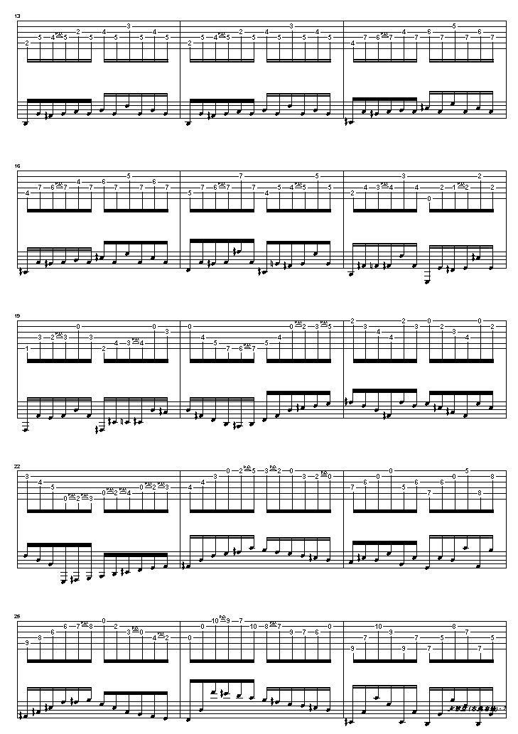 大教堂吉他谱( GTP 六线谱)吉他谱（图2）