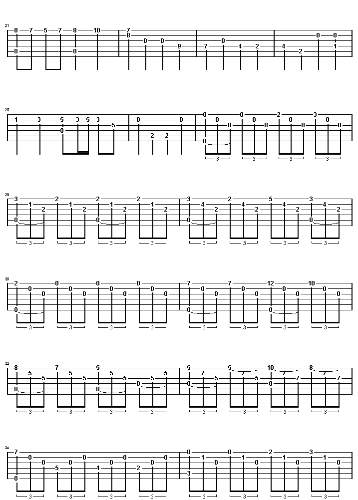 小罗曼史-认证谱吉他谱( 六线谱)-吉他谱（图2）