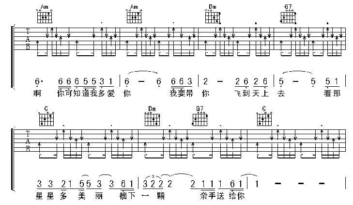 小薇吉他谱（图2）