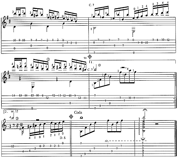 星空的旋律吉他谱( 六线谱)-吉他谱（图4）