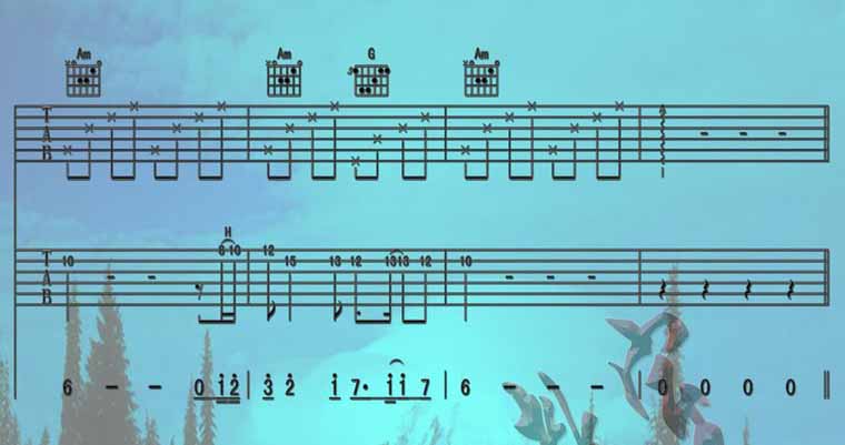 Endelss Horizon_蓝色天际专辑－Bandari 班得瑞(吉它曲谱)[高清晰彩谱]吉他谱（图3）