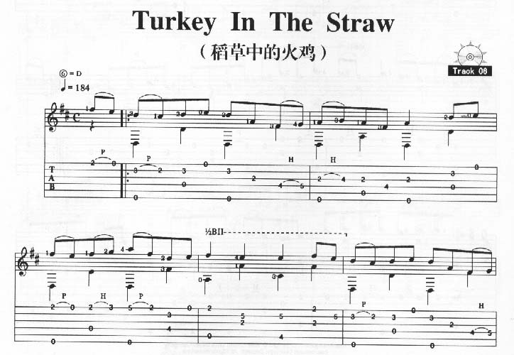 Turkey In The Straw－稻草中的火鸡吉他谱（图1）
