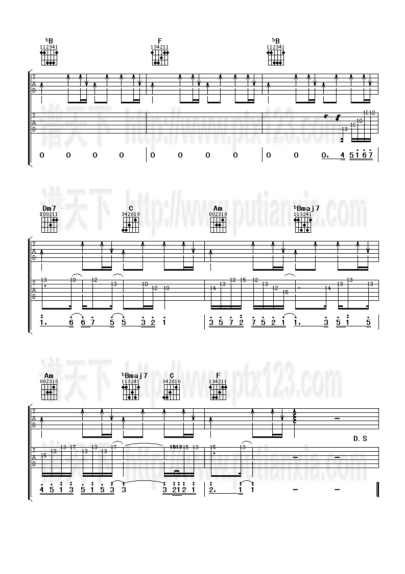 信鸽吉他谱（图3）