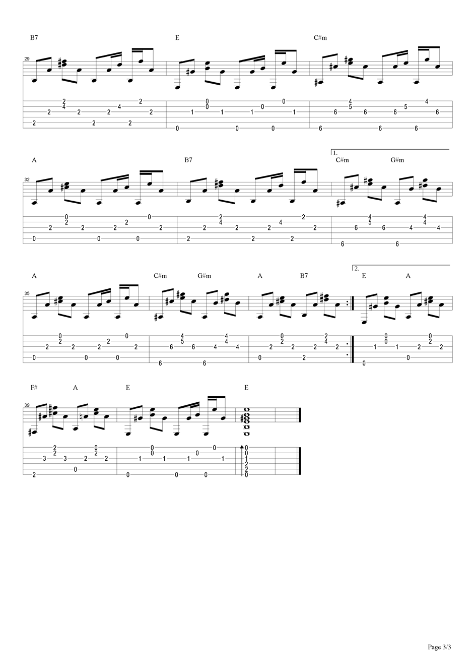 Take My Hand吉他谱（图3）