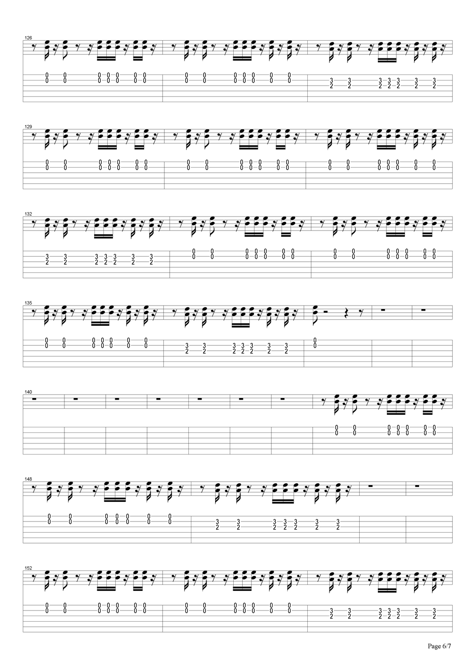 红旗下的蛋吉他谱（图6）