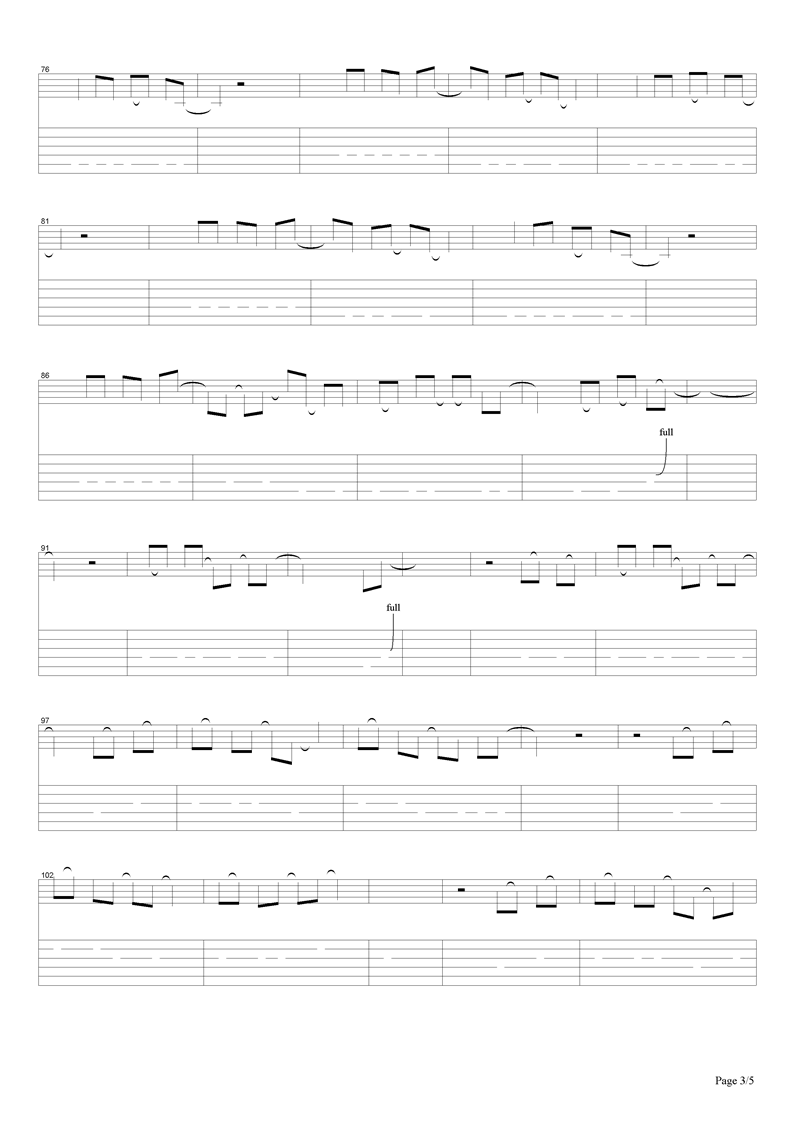 指南针乐队-爱着谁吉他谱（图3）