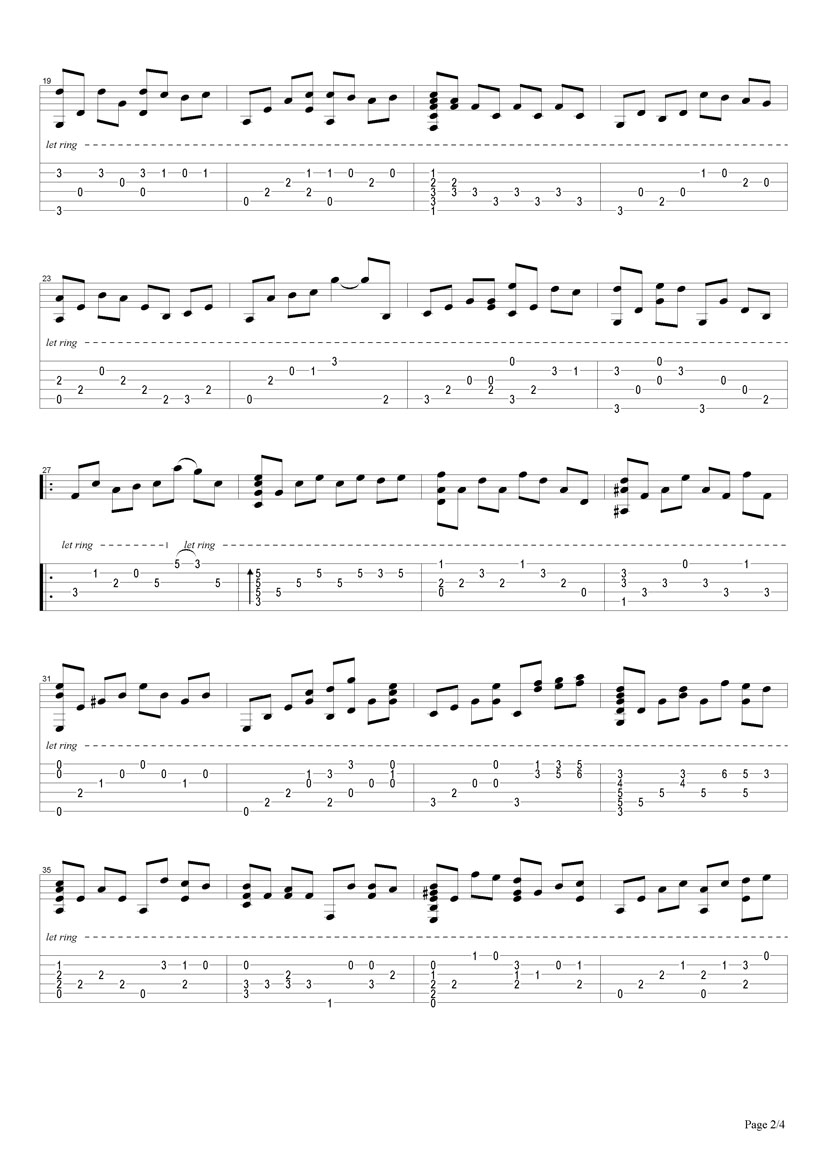十年(Chord Solo)吉他谱（图2）