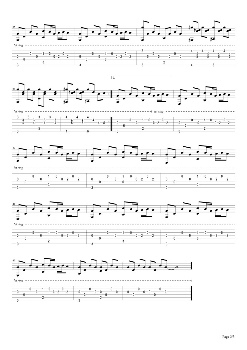 龙卷风吉他谱（图3）