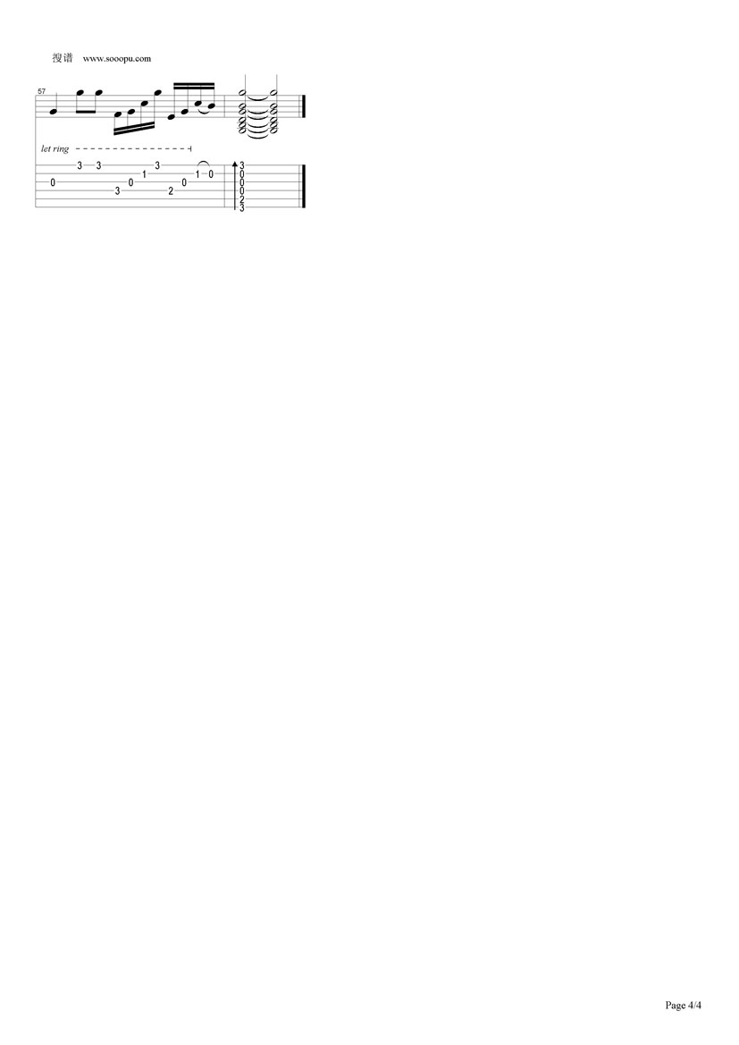 星晴 (Chord Solo)吉他谱（图4）