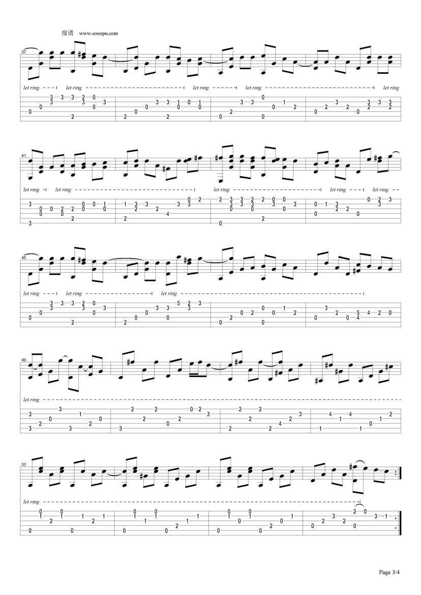星晴 (Chord Solo)吉他谱（图3）