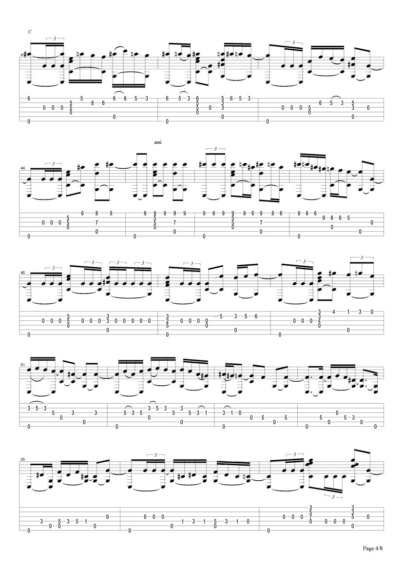 Bolero吉他谱（图4）