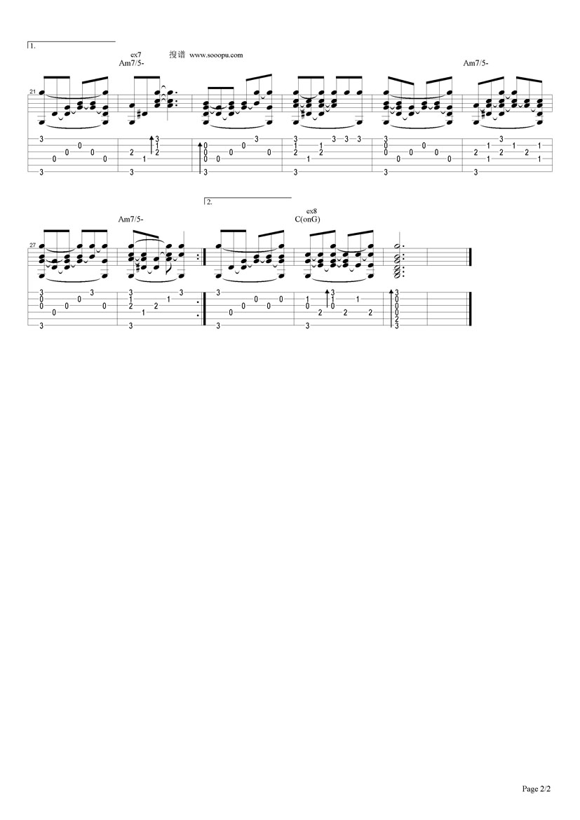 Prologue吉他谱（图2）