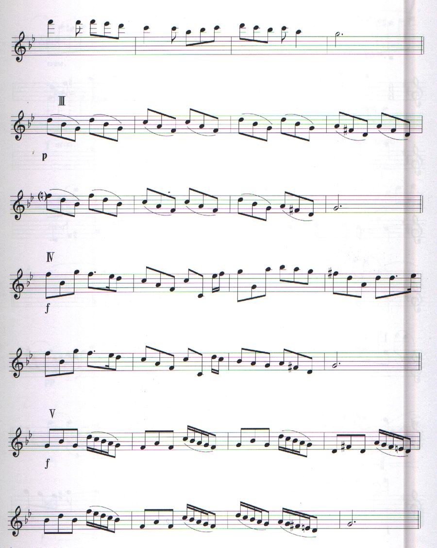 绿袖子主题变奏曲（长笛）其它曲谱（图2）