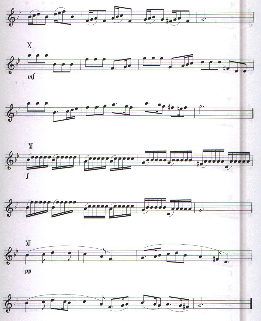 绿袖子主题变奏曲（长笛）其它曲谱（图4）