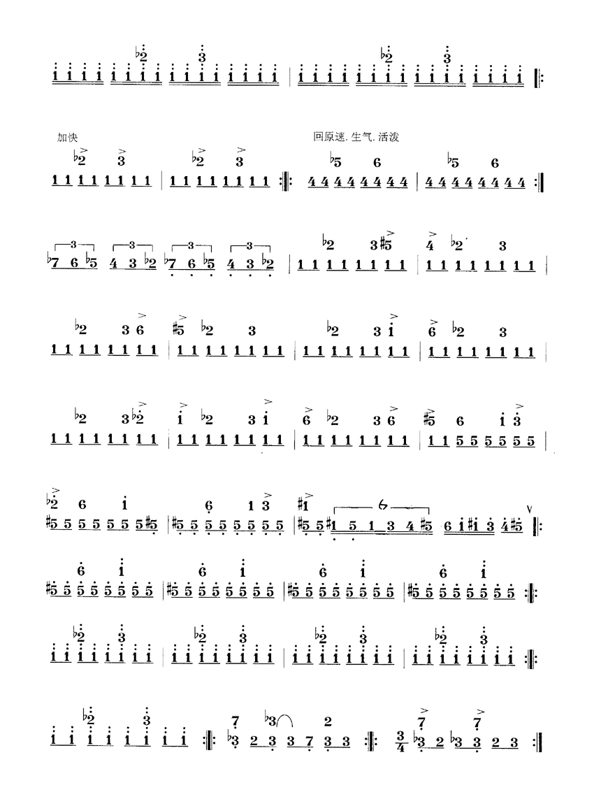 舞风 [简谱版]（共8张）其它曲谱（图6）