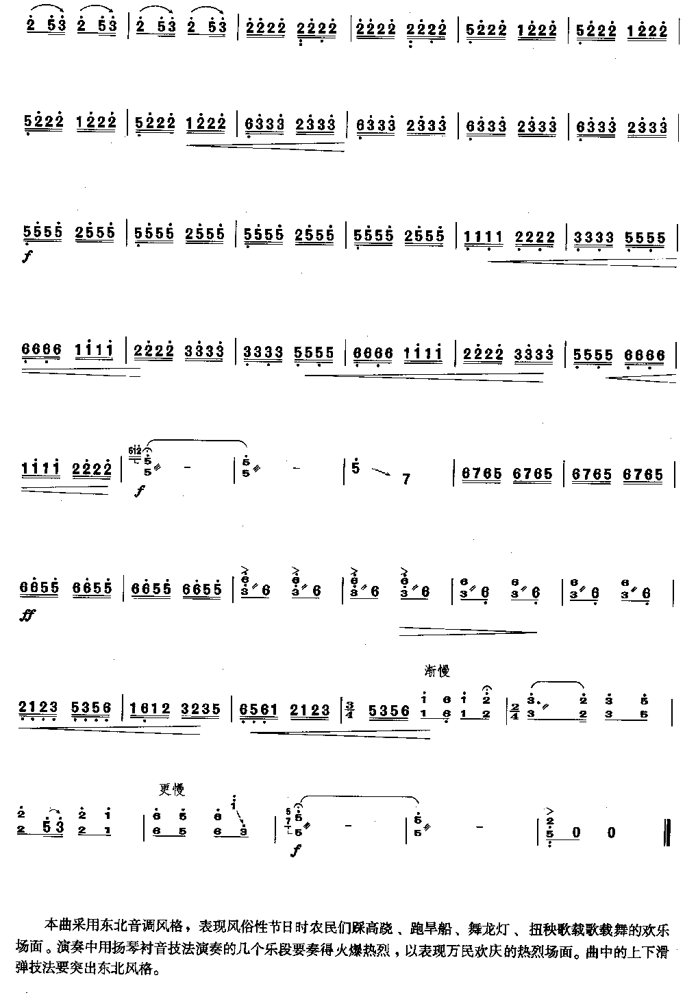 万民欢 [简谱版]（独奏共5张）其它曲谱（图5）
