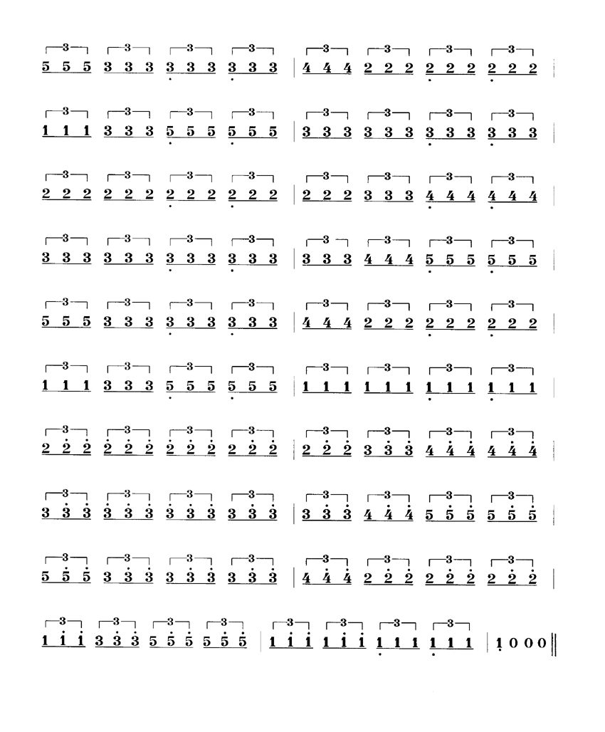 三连弹与二连弹练习曲其它曲谱（图2）
