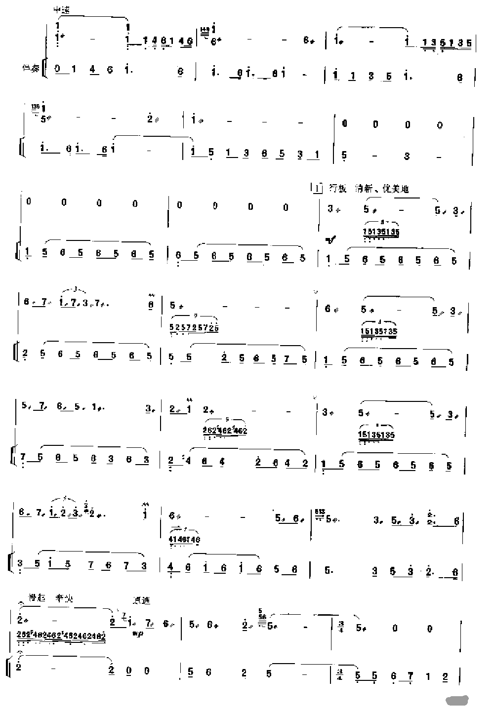 海峡音诗 [简谱版]（独奏共8张）其它曲谱（图2）