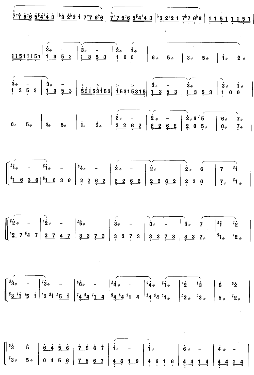 海燕 [简谱版]（独奏共6张）其它曲谱（图5）