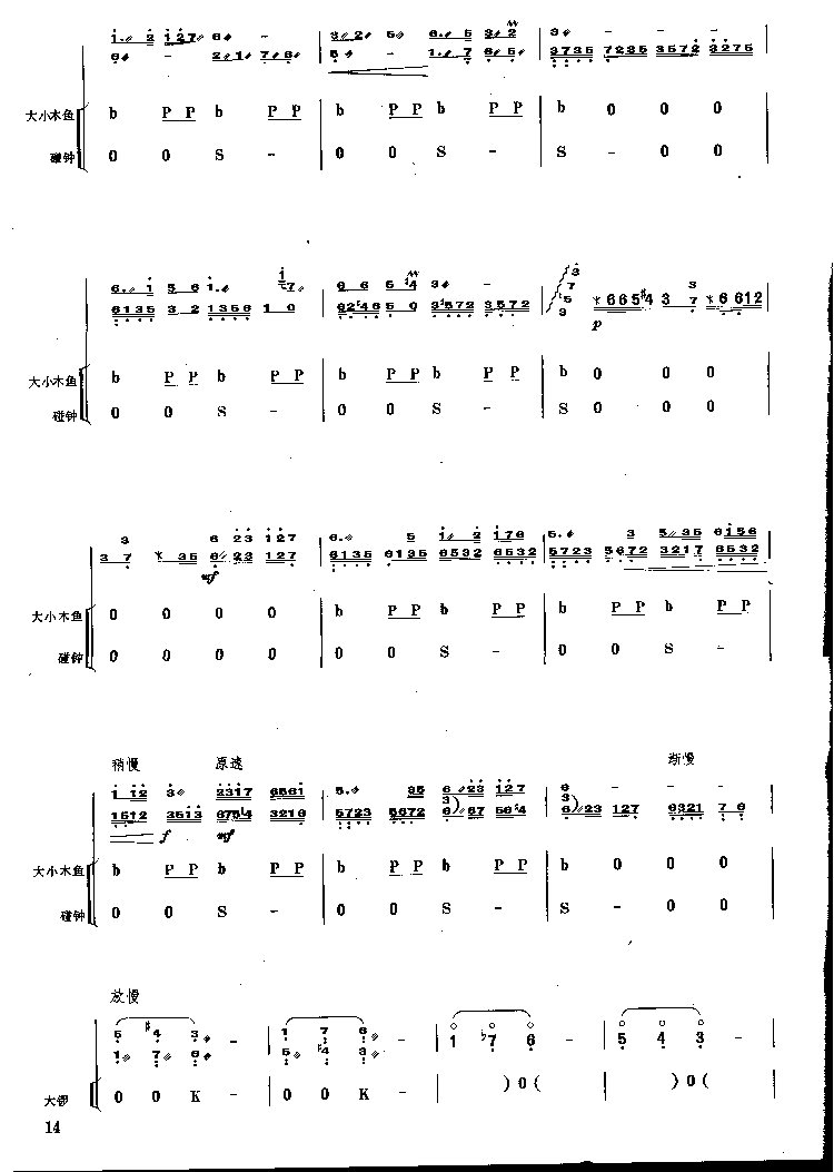林冲夜奔 [简谱版]（独奏共10张）其它曲谱（图3）