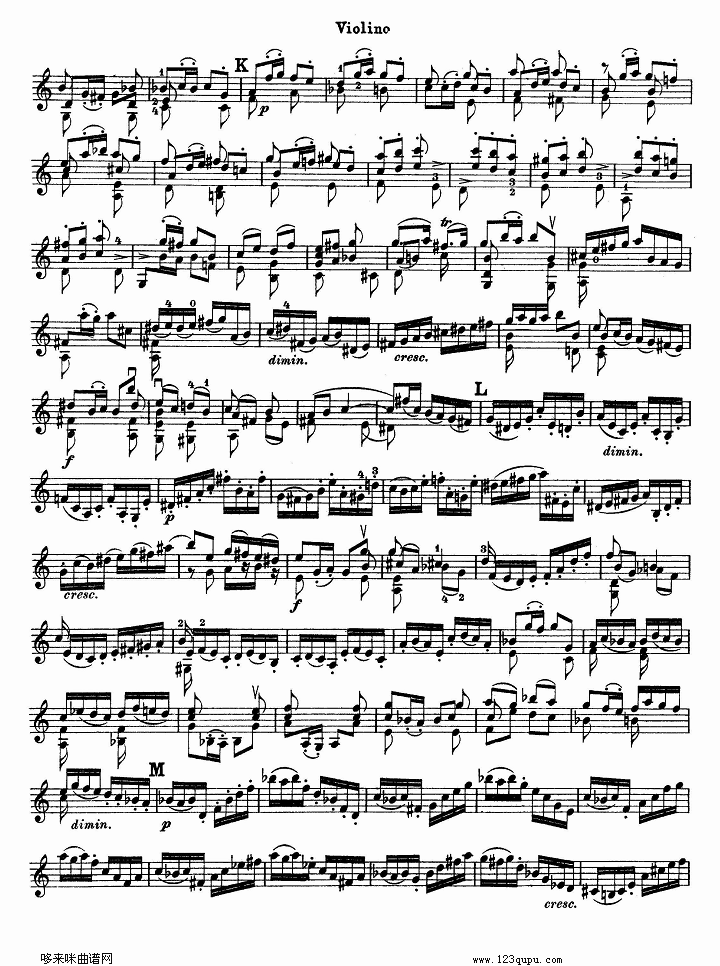 巴赫小提琴协奏曲2其它曲谱（图4）