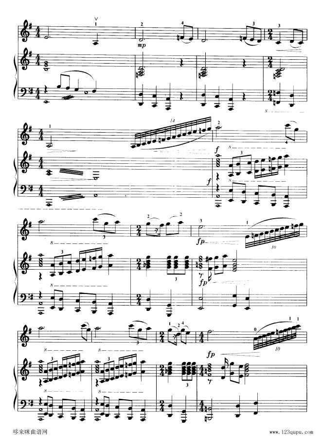 回归抒怀-小提琴独奏其它曲谱（图6）