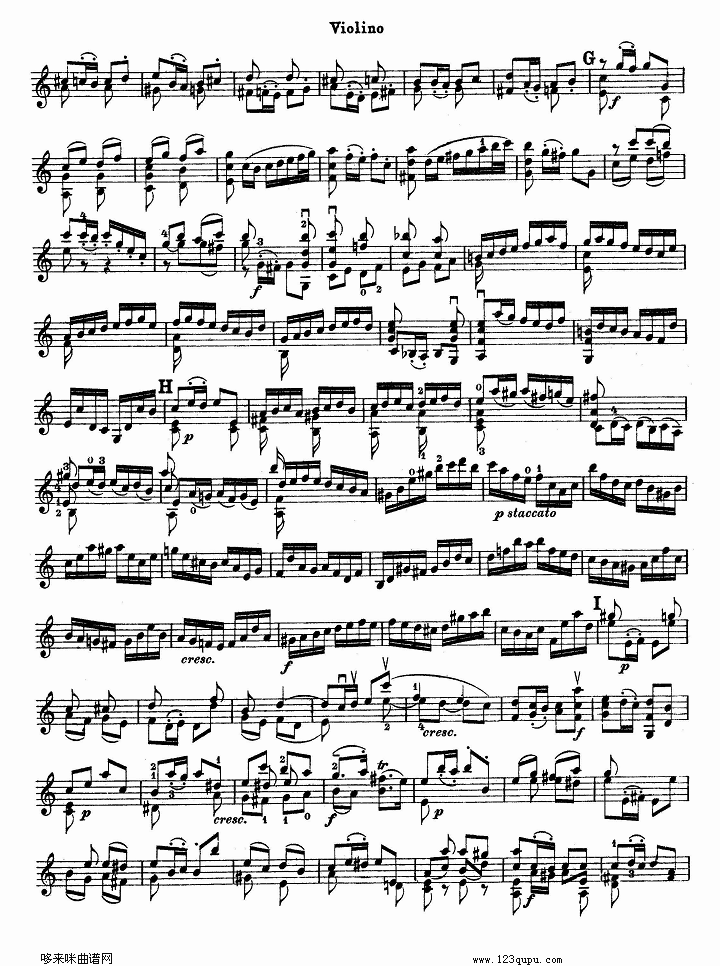 巴赫小提琴协奏曲2其它曲谱（图3）
