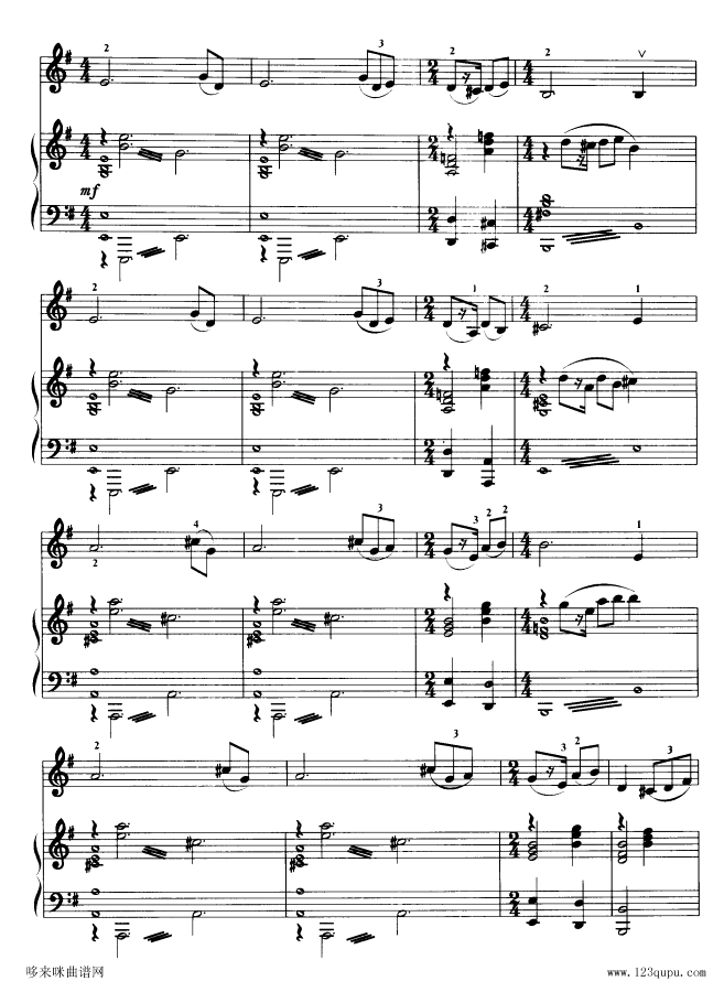 回归抒怀-小提琴独奏其它曲谱（图5）