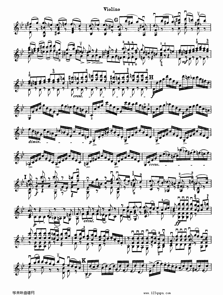 巴赫小提琴协奏曲1其它曲谱（图3）