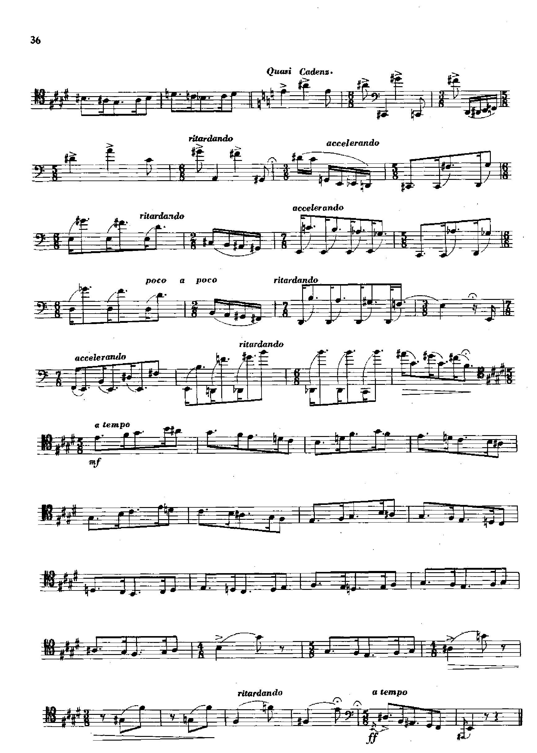 大管高级练习曲[节奏练习] 管乐类 大管其它曲谱（图9）