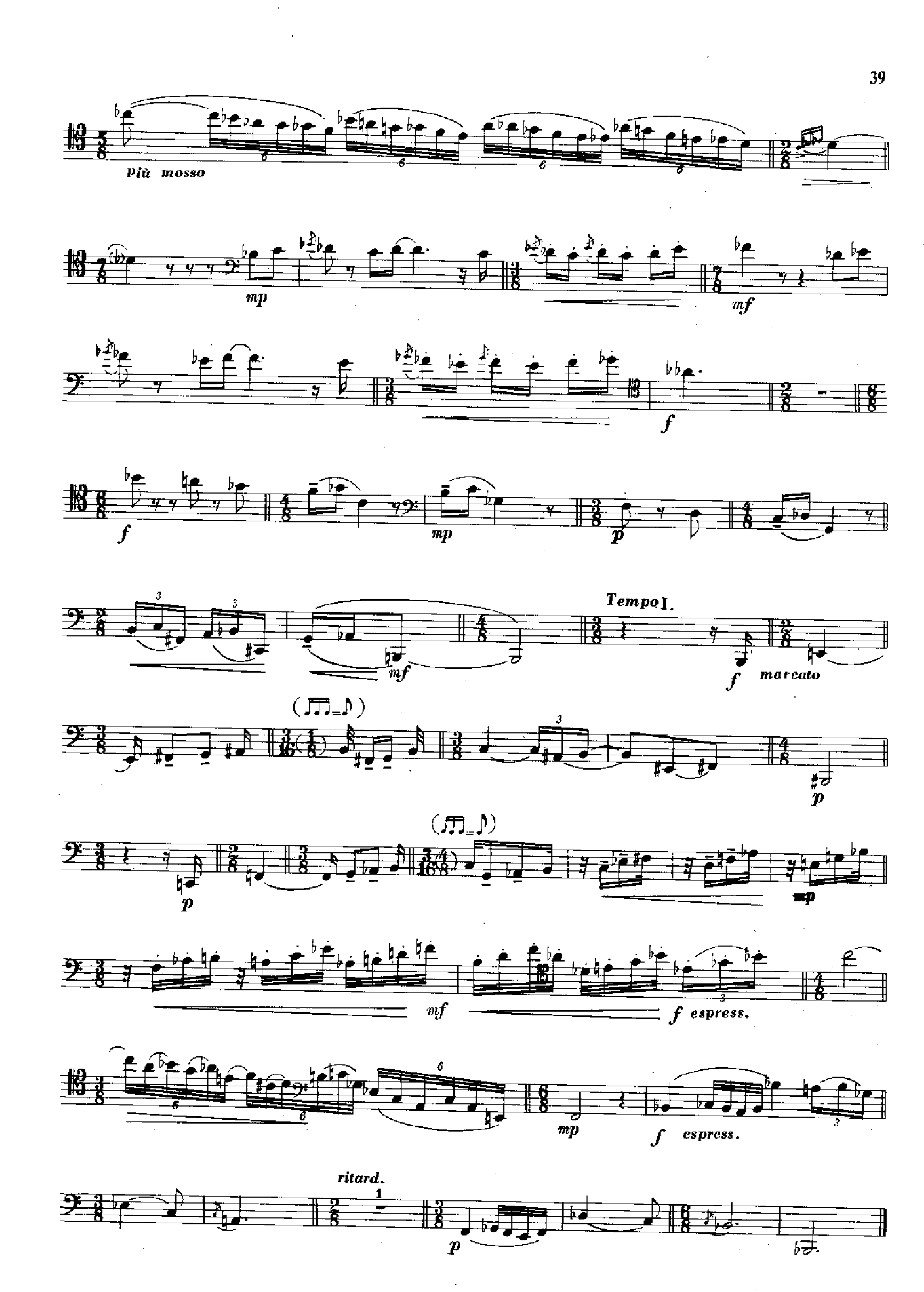 大管高级练习曲[节奏练习] 管乐类 大管其它曲谱（图12）