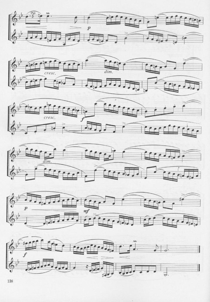 二重奏创意曲　（[德]Ｊ·Ｓ·巴赫曲）其它曲谱（图1）