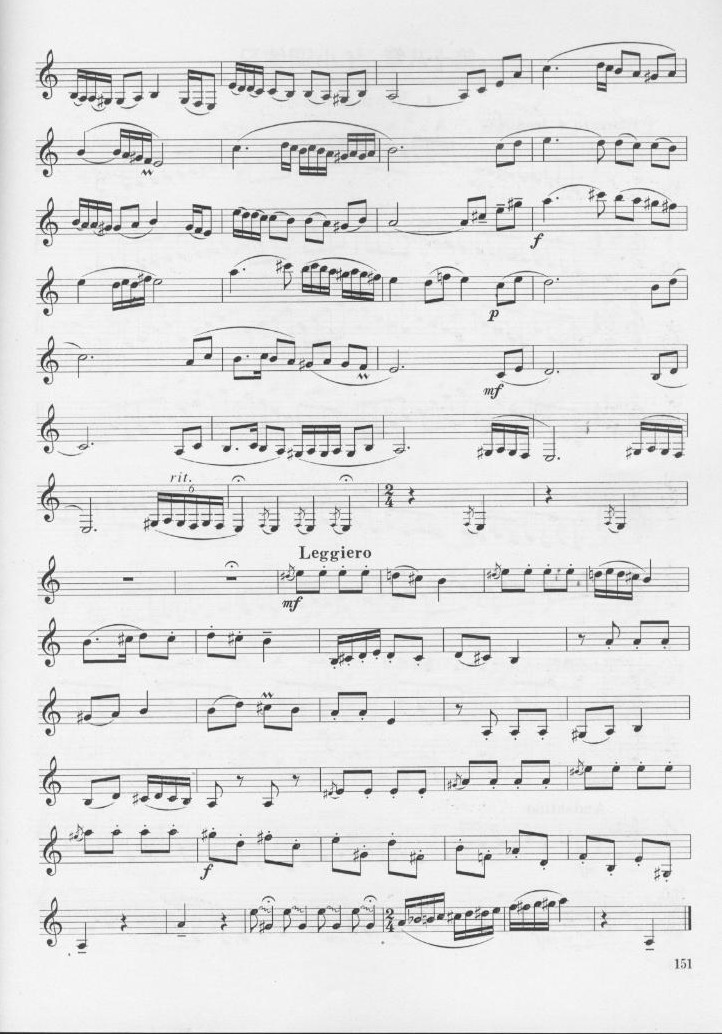 驴车　　（单簧管演奏曲）其它曲谱（图1）