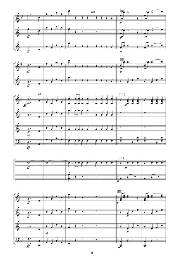 拉德茨基进行曲（总谱）其它曲谱（图10）