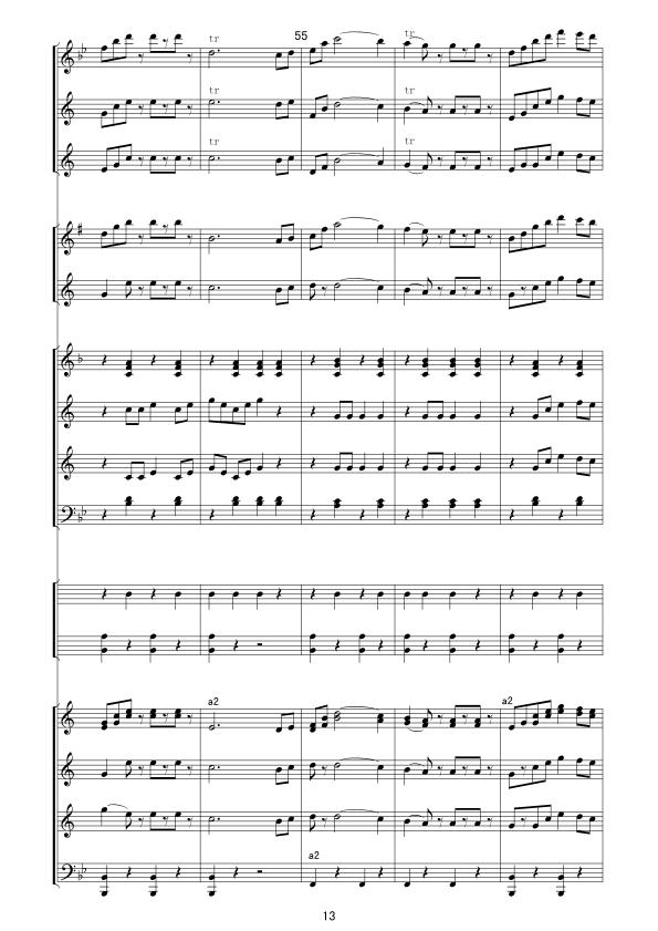 拉德茨基进行曲（总谱）其它曲谱（图13）