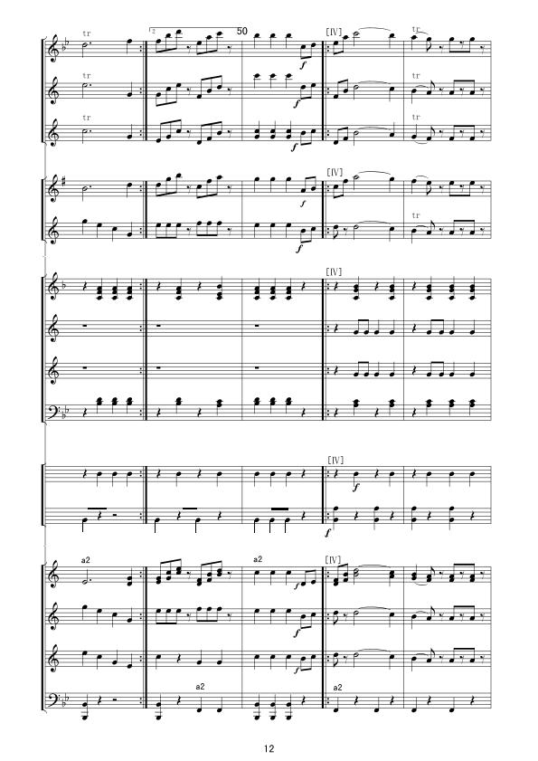 拉德茨基进行曲（总谱）其它曲谱（图12）