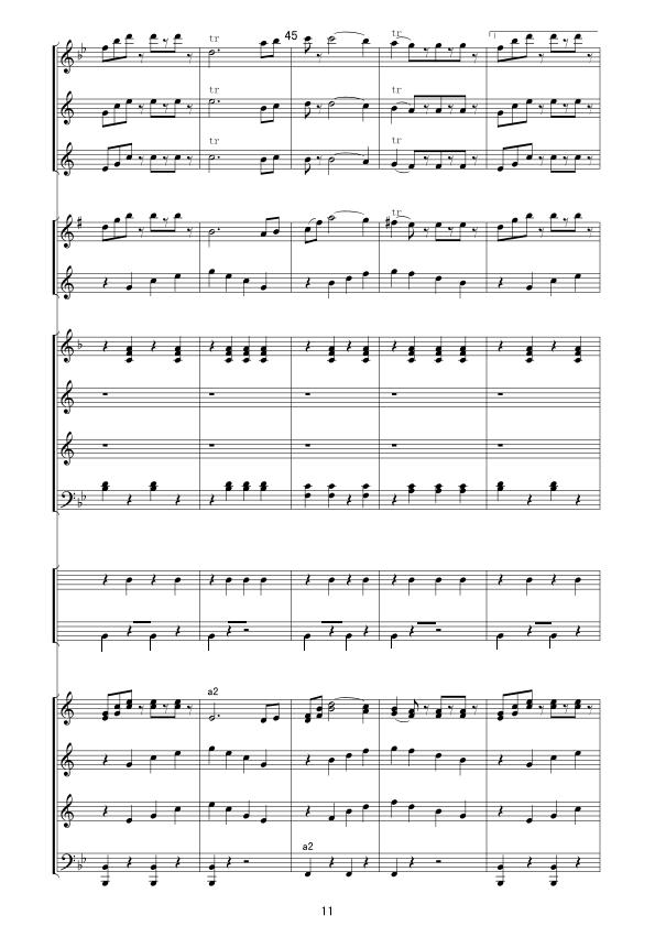 拉德茨基进行曲（总谱）其它曲谱（图11）