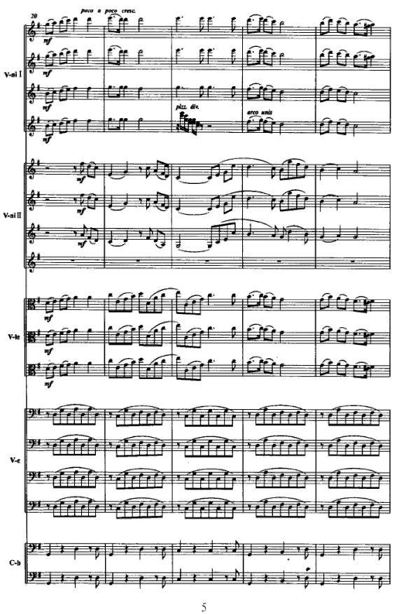 半个月亮爬上来（弦乐队+独奏小提琴+女中音）其它曲谱（图5）