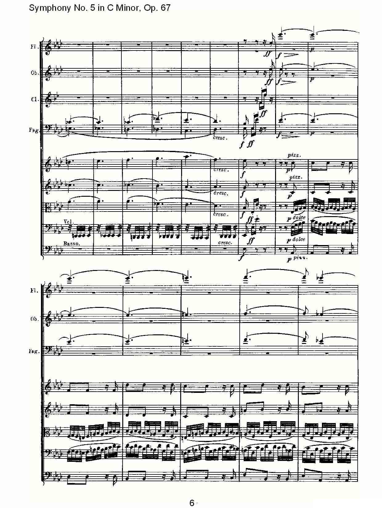 C小调第五交响曲 Op.67第二乐章其它曲谱（图6）