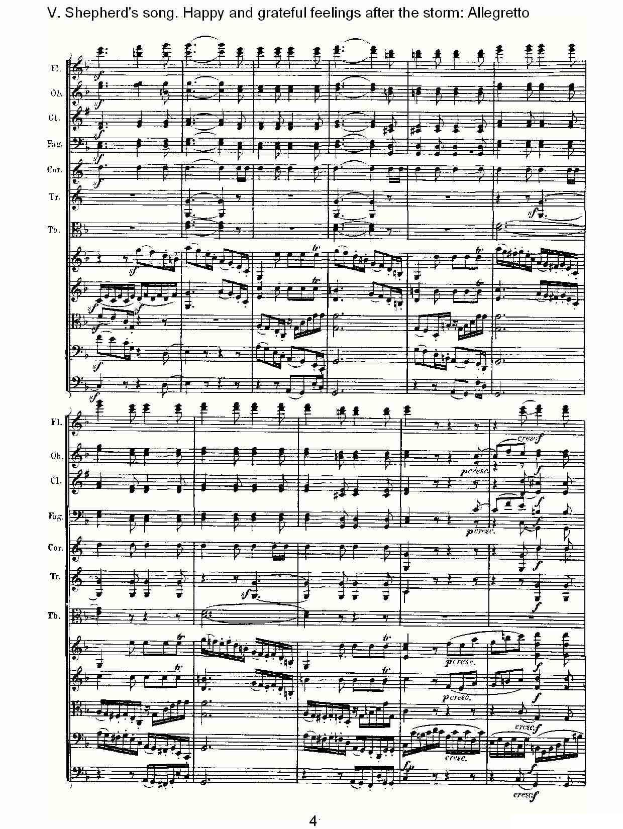 F大调第六交响曲 Op.68第五乐章（一）其它曲谱（图4）