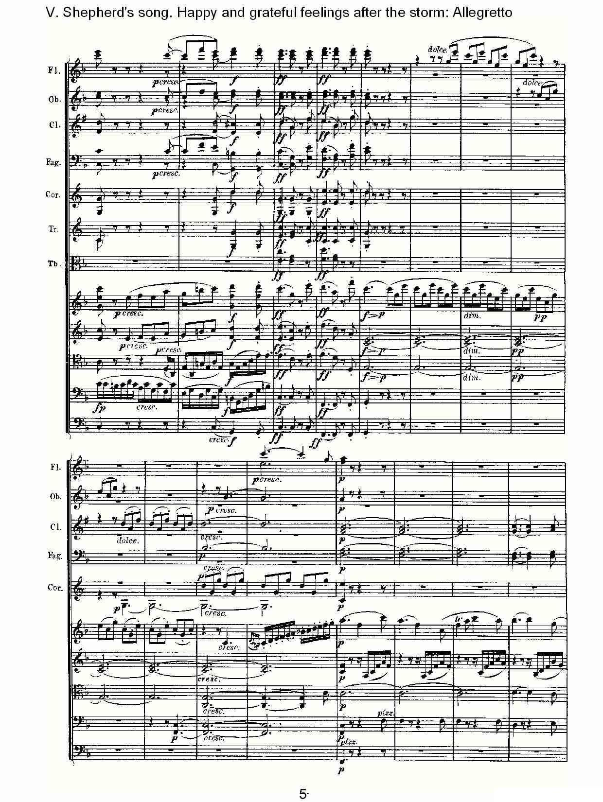 F大调第六交响曲 Op.68第五乐章（一）其它曲谱（图5）